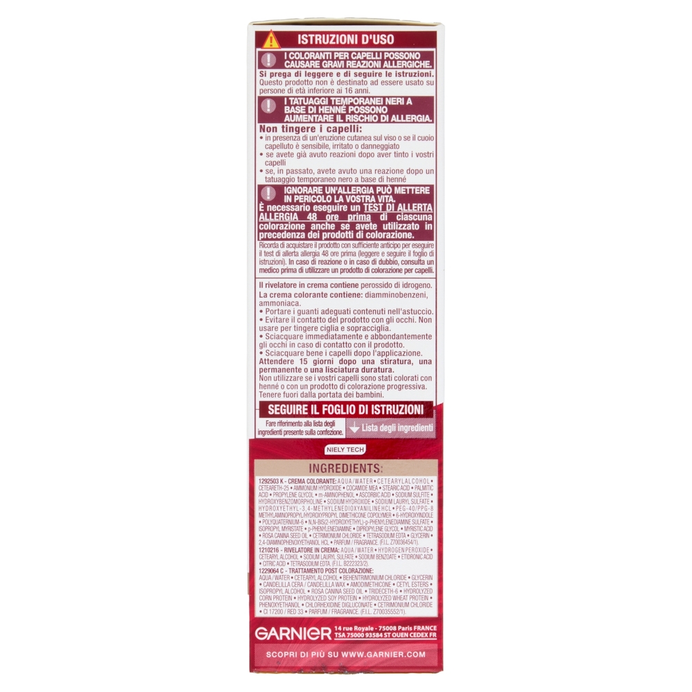 Garnier Color Sensation Colorazione Permanente in Crema 4.0 Castano